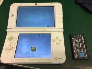 ３ds バッテリー交換