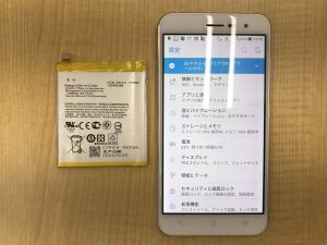 本日は少し昔の機種であるZenfone 3のバッテリーを交換修理いたしました！ | スマホスピタル秋葉原店の修理速報