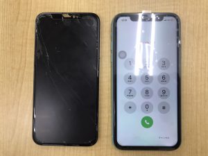 iPhone 11の画面交換修理