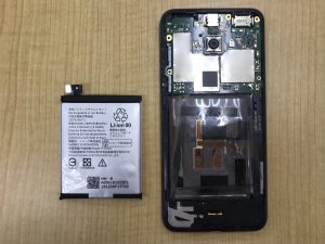 AQUOS zero バッテリー交換修理