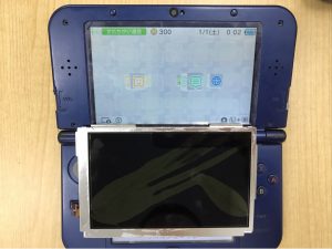 New Nintendo 3DS LL 液晶画面(上)交換修理