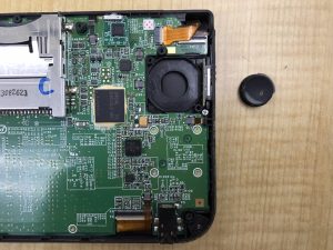 3DS LL スライドパッドボタン交換修理