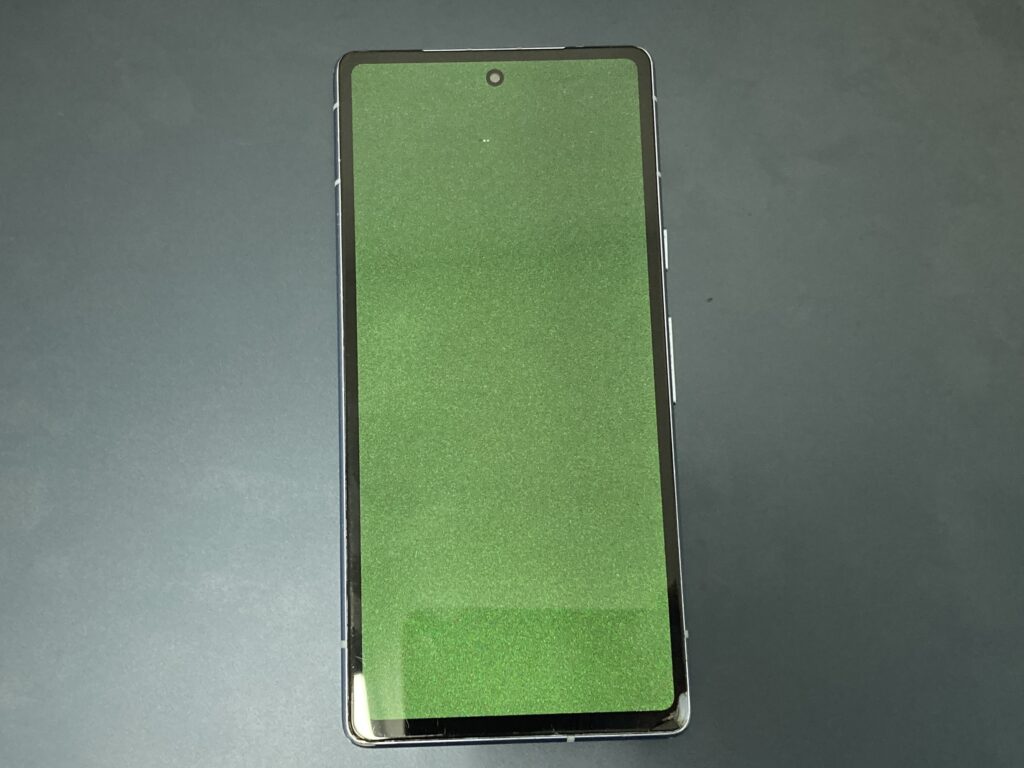 緑画面のpixel7a