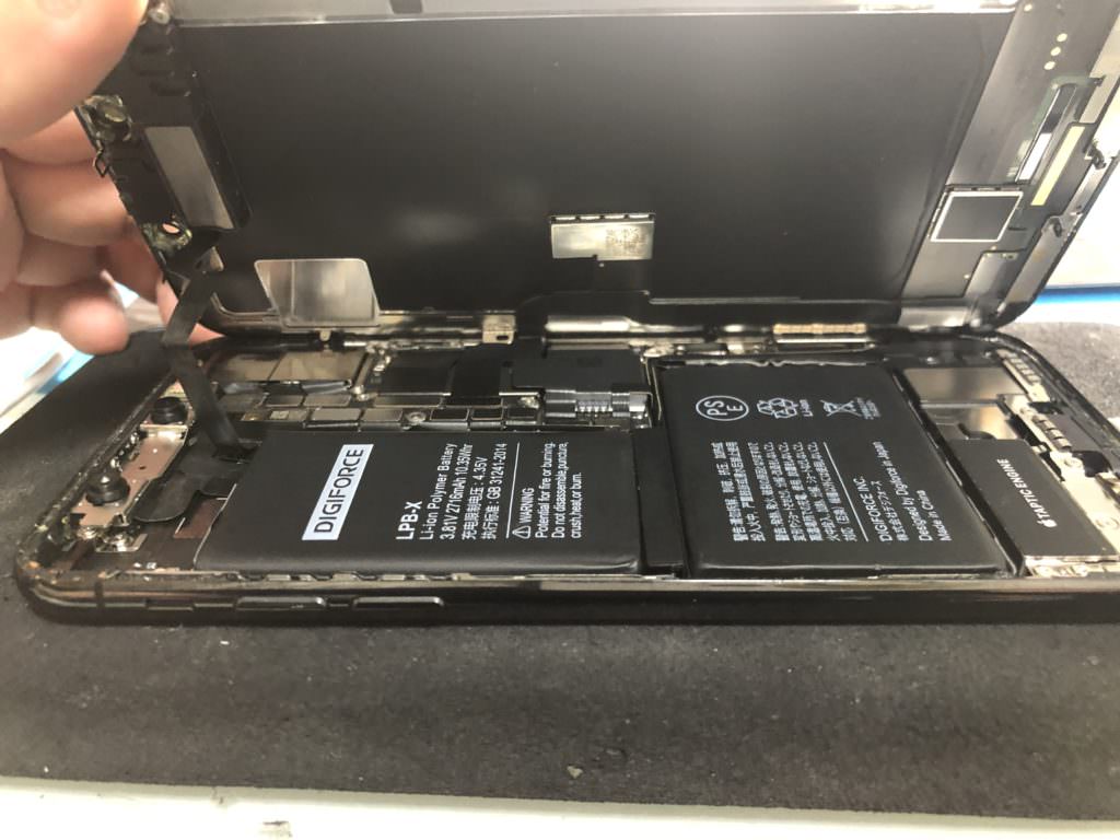 iPhone X バッテリー交換