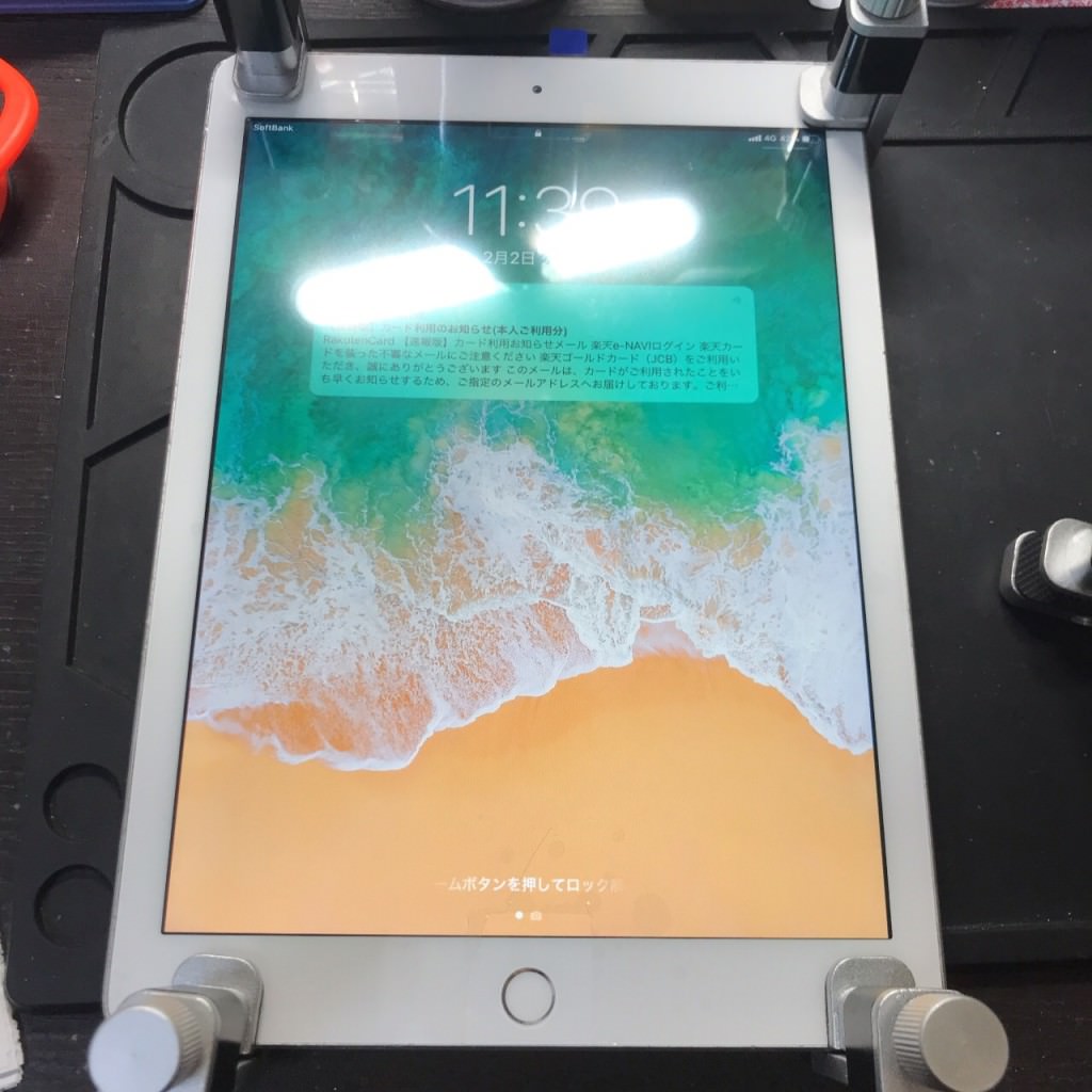 iPad 5 ゴーストタッチ ガラス交換 02