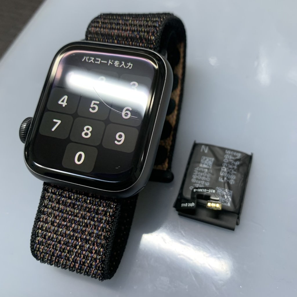 AppleWatch S4 40mm バッテリー交換 公式 正規 格安 地域最安 修理 スマホスピタル吉祥寺 AppleWatch修理 吉祥寺 AppleWatch 郵送修理 AppleWatch 三鷹 杉並 練馬 修理 AppleWatch 西東京 小金井 武蔵野市 修理 データそのまま AppleWatch 修理 吉祥寺 (9)