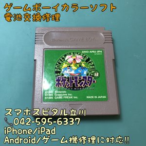 ゲームボイカラーソフトの外観