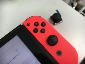 Nintendo switchのジョイコンのスティック交換で反応しない症状が改善