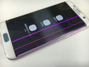 液晶破損で操作出来ないギャラクシーS7エッジ(SC-02H)