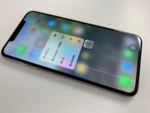 基板洗浄で電源が入るようになったiPhone XS Max