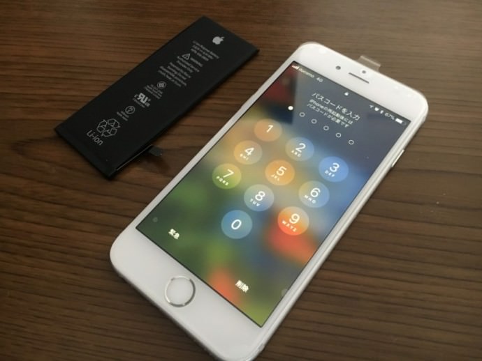 特殊ソフトで交換に成功したiPhone6