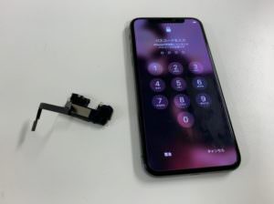 スピーカーケーブル交換でリンゴループが改善したiPhoneX(テン)