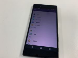 液晶画面交換修理で操作できるようになったXperia Z5(SO-01H)