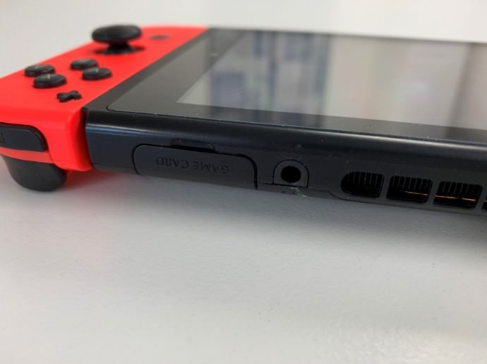 イヤホンジャック交換修理後のNintendo Switch