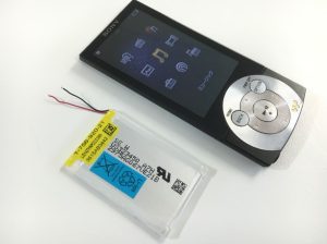 バッテリーを新品に交換したNW-A857