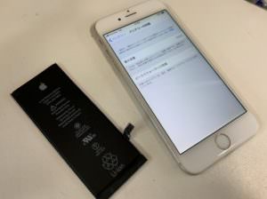 バッテリー性能100%のiPhone6