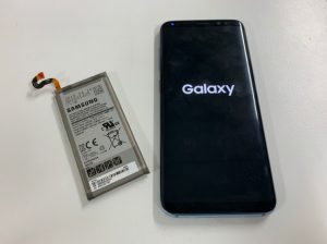 バッテリー交換修理後のGalaxy S8(SC-02J)