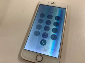 液晶画面に残像や焼け付きが残るiPhone8