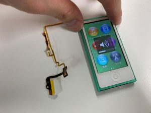 ボリュームボタンを交換修理したiPod nano第7世代