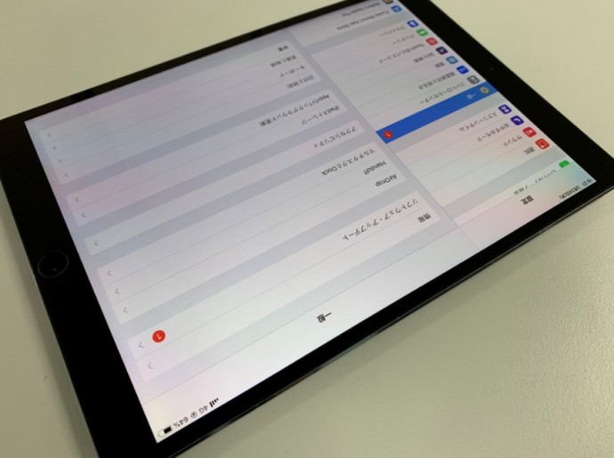 液晶画面交換後の操作が出来るたiPad Pro 10.5