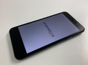 液晶画面交換修理後のAndroid One S3