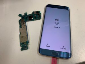 基板交換して電源が入るようになったGalaxy S7 Edge