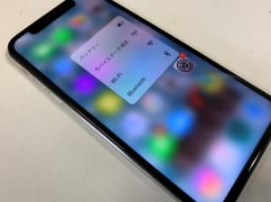 画面パーツ交換後の操作出来るようになったiPhoneX