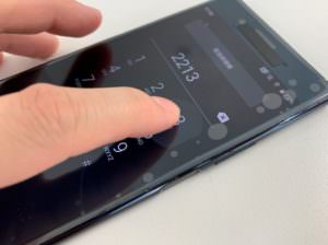液晶画面交換修理後のタッチ操作出来るようになったXperia XZ premium(SO-04J)