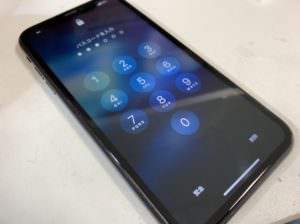 液晶画面交換修理後の操作出来るようになったiPhoneXR