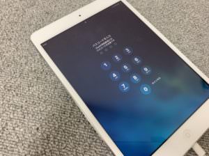 電源ボタン陥没修理後のiPad mini2