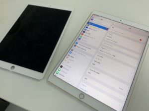 水没したiPad Pro 10.5が液晶画面交換で復旧成功