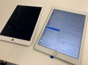 液晶画面交換修理後の新品同様のiPad Air2