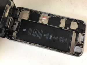 本体内部水浸しのiPhone6s