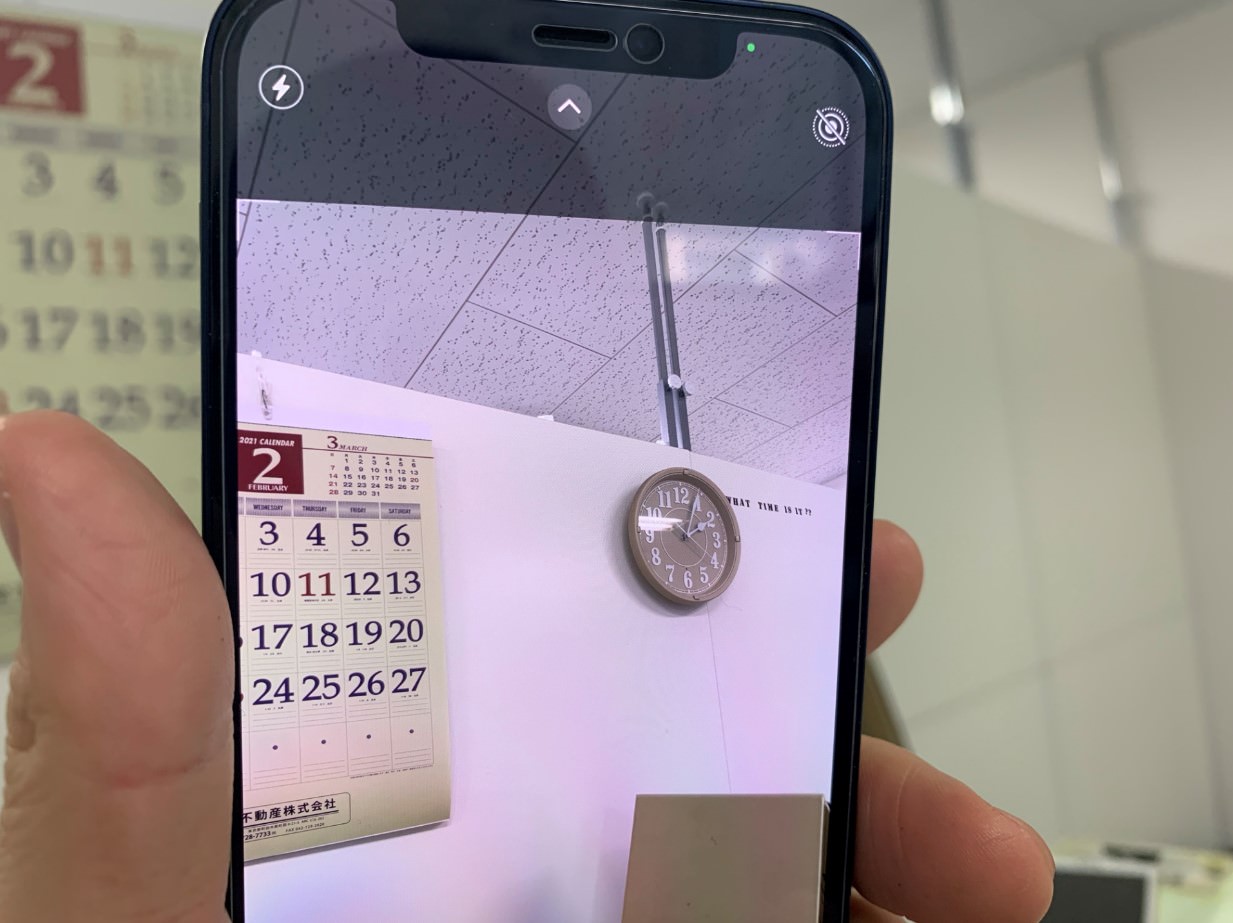 クリアに写真撮影が出来るように改善したiPhone12