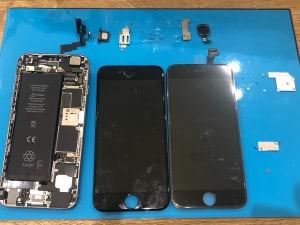 iPhone6画面割れ操作不可③