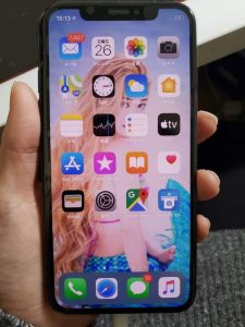 iPhone X画面修理後