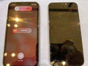 iPhone 11画面割れ修理20220614