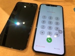 iPhone XS修理ビフォーアフター