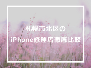 iPhone修理 札幌北区比較