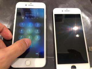 iPhoneタッチができない修理後