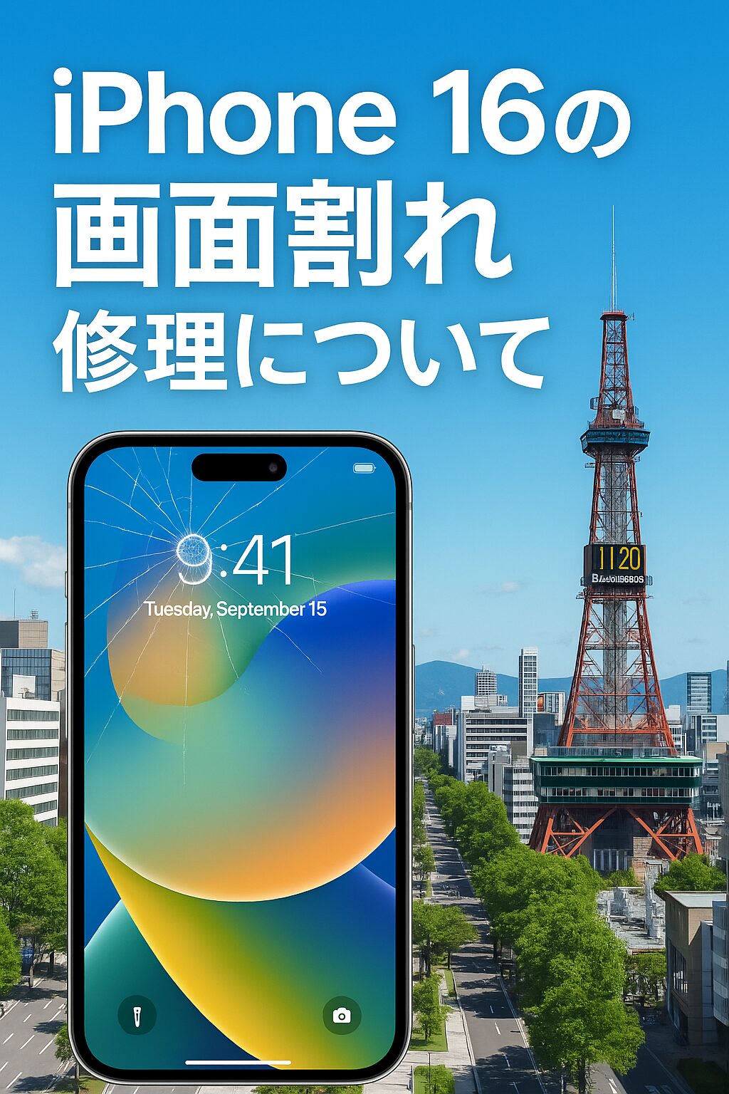 保存版】iPhone 16の画面修理ガイド！修理方法と修理費用を徹底