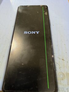 Xperia 5 II画面に緑色の線