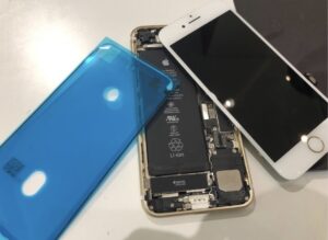 iPhoneバッテリー交換画像