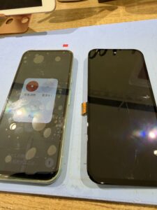 Google Pixel 8a. 修理後