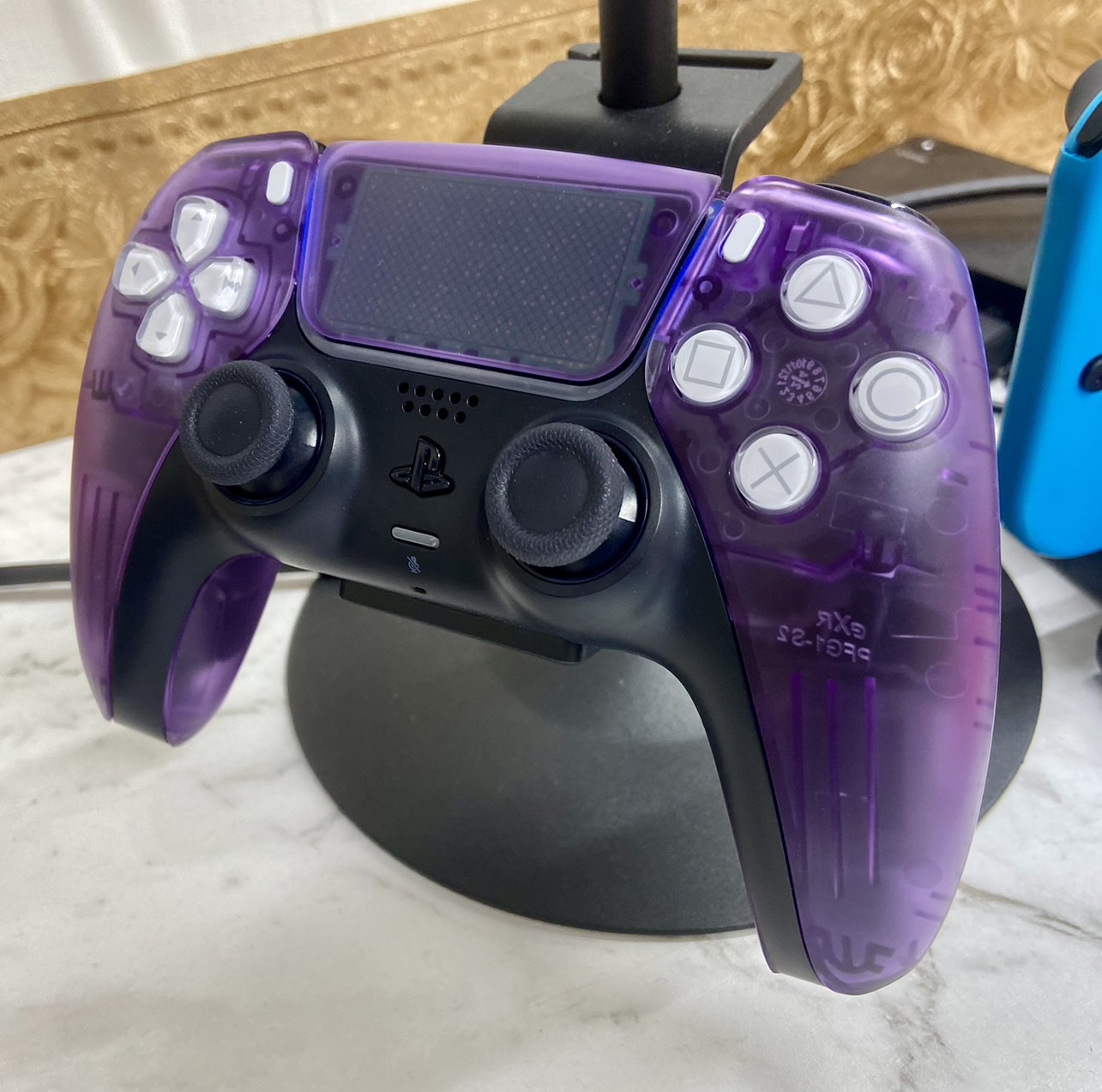 PS5 DualSense カスタム コントローラー MERKA.G カスタムコントローラー DualSense パープル