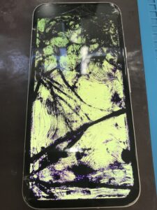 Pixel8a 画面表示不良 OLEDパネル故障による表示バグの状態