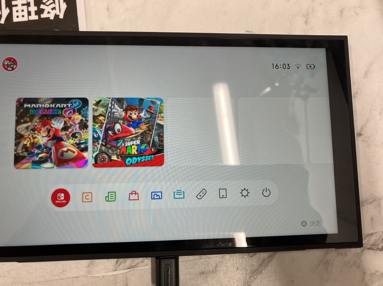 充電口交換後にケーブル充電できるようになったNintendo Switch2
