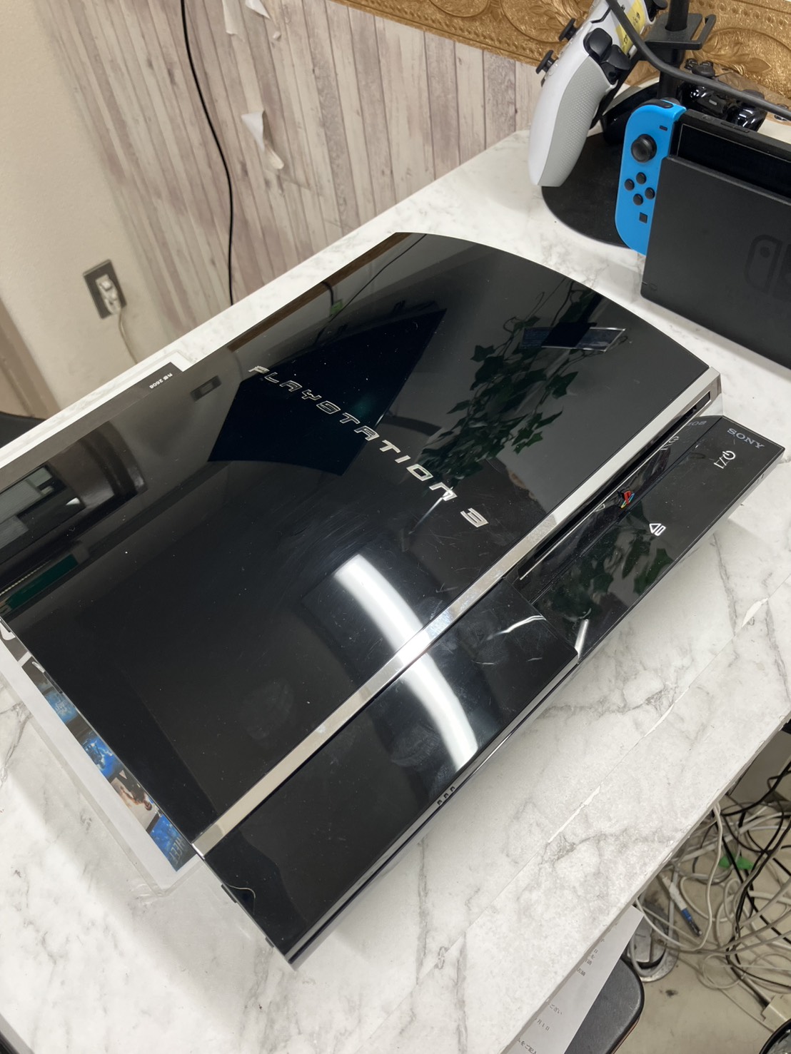 PlayStation3初期型CECHA00(60GB)の修理前の本体外観
