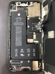 iPhone11Pro　水没復旧作業後　組み上げ