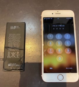 iphone6sのバッテリー交換修理